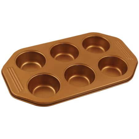 Forma do pieczenia muffin muffinek babeczek x6 Non-stick KLAUSBERG Cooper