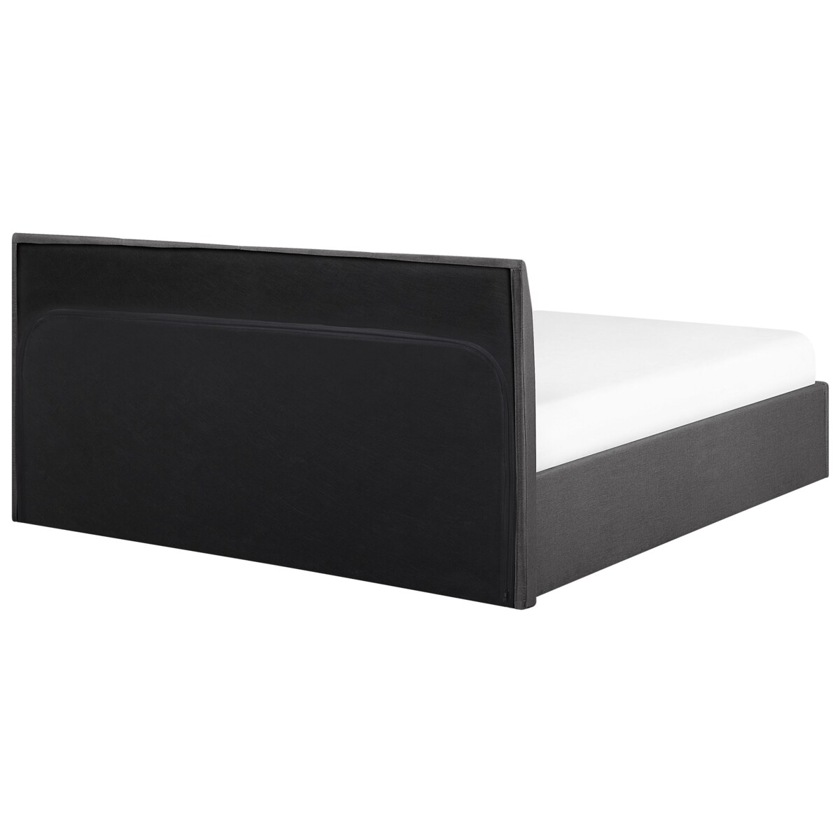 Łóżko z pojemnikiem ORBEY 160 x 200 cm Szary