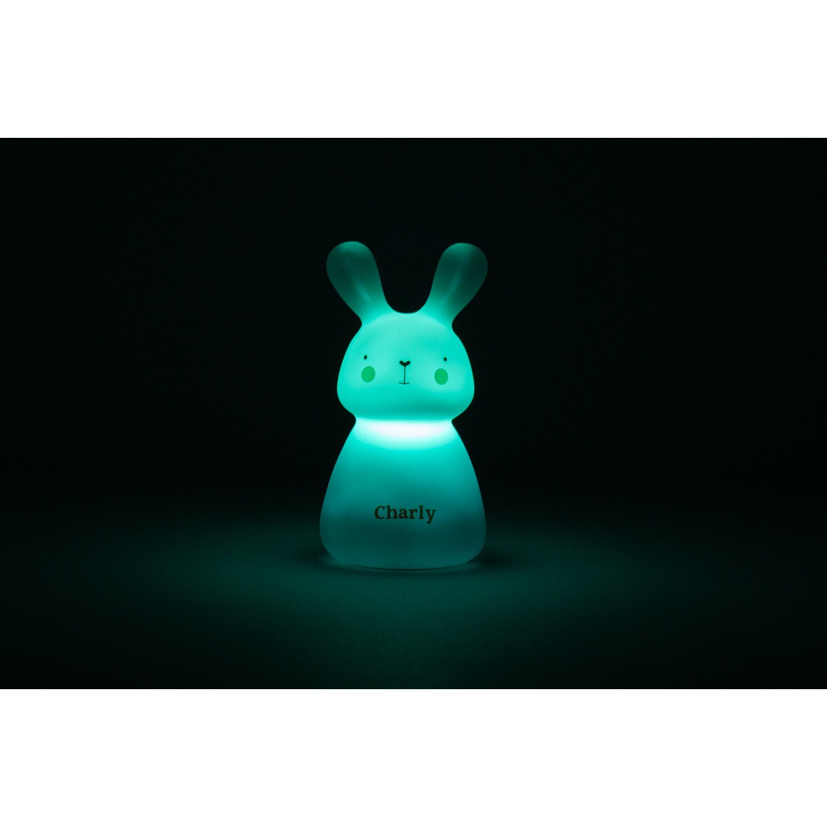 Lampka nocna LED - OLALA - Króliczek Charly - niebieski