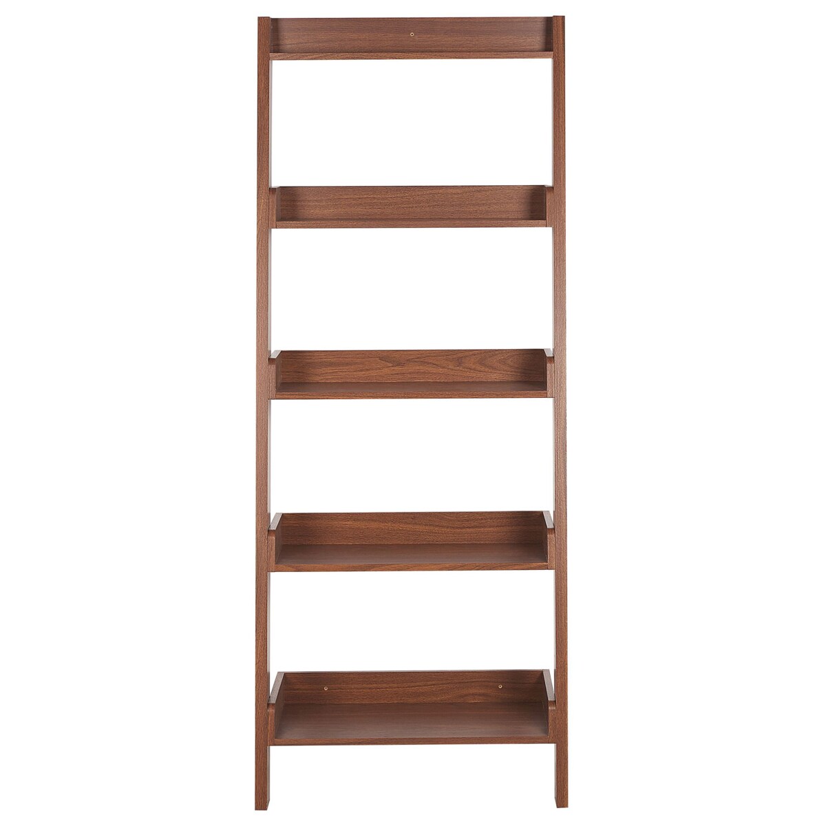 Regał drabina 5 półek ciemne drewno MOBILE TRIO