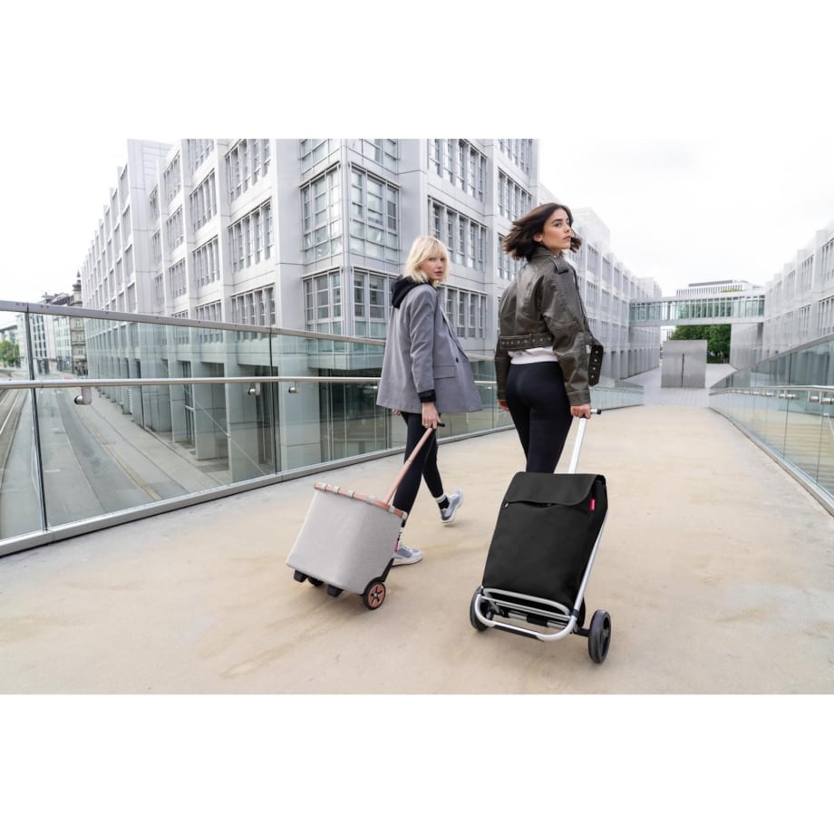 WózekSHOPPING TROLLEY, black