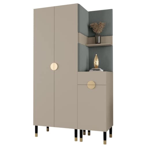 Garderoba do przedpokoju Abiks PALERMO 6 kaszmir+poso60