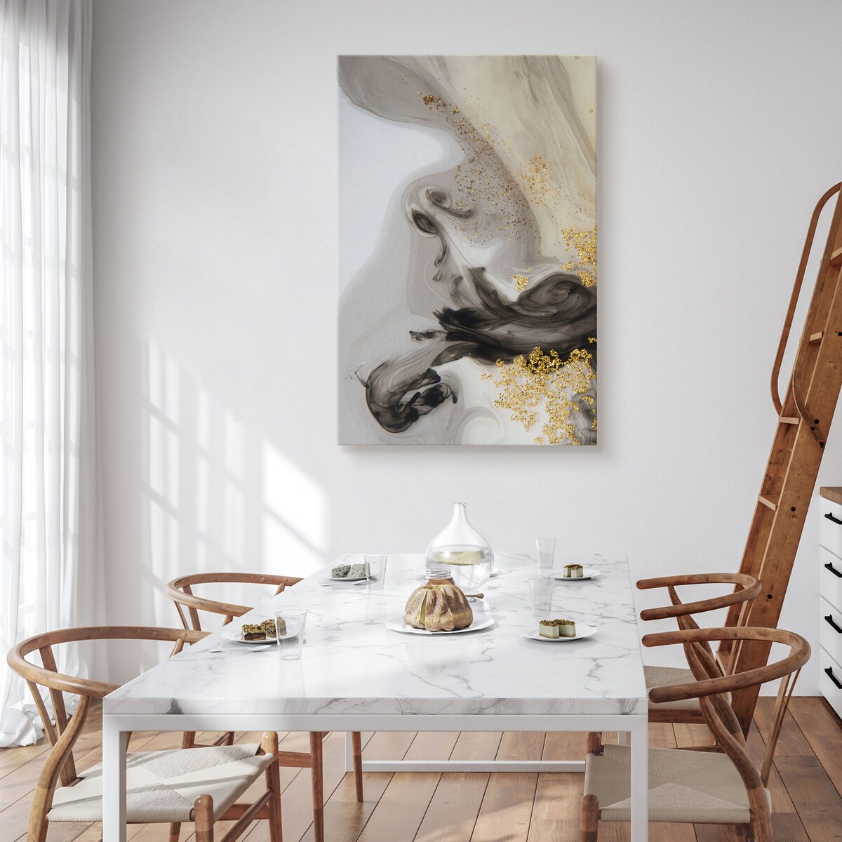 Obraz Abstrakcyjna Fala 80x120cm