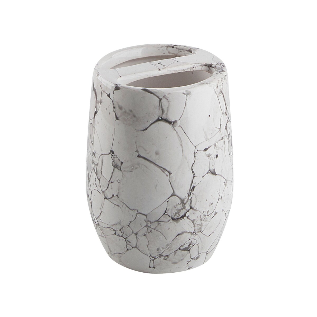 6-częściowy zestaw akcesoriów łazienkowych ceramiczny biały CALLELA