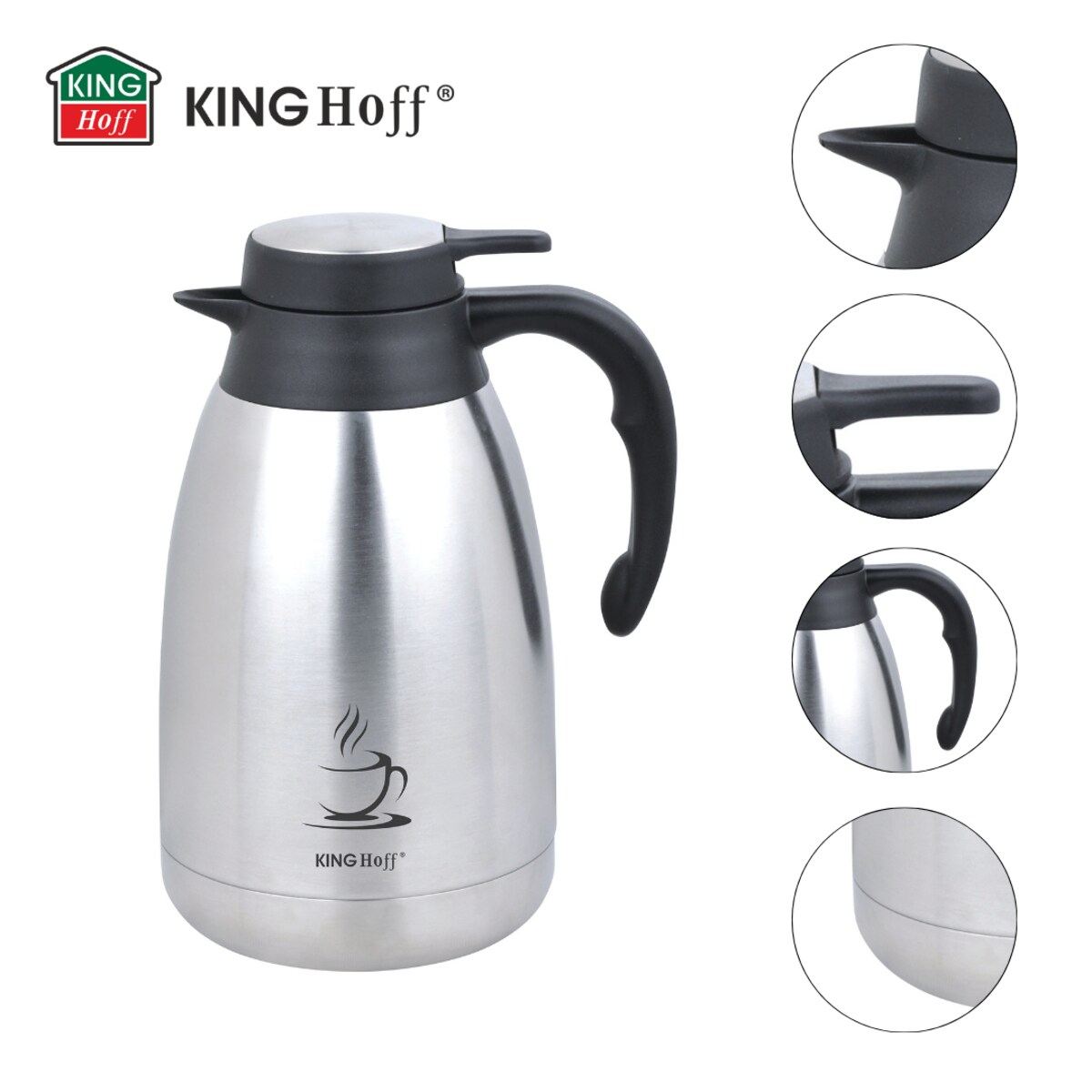 Kinghoff termos na kawę i herbatę 2l 63232