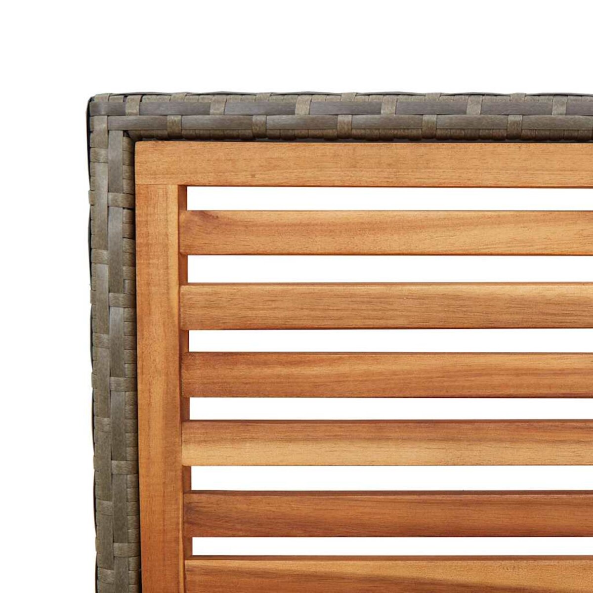 vidaXL Zestaw krzeseł ogrodowych 2 pcs Brązowy i szary