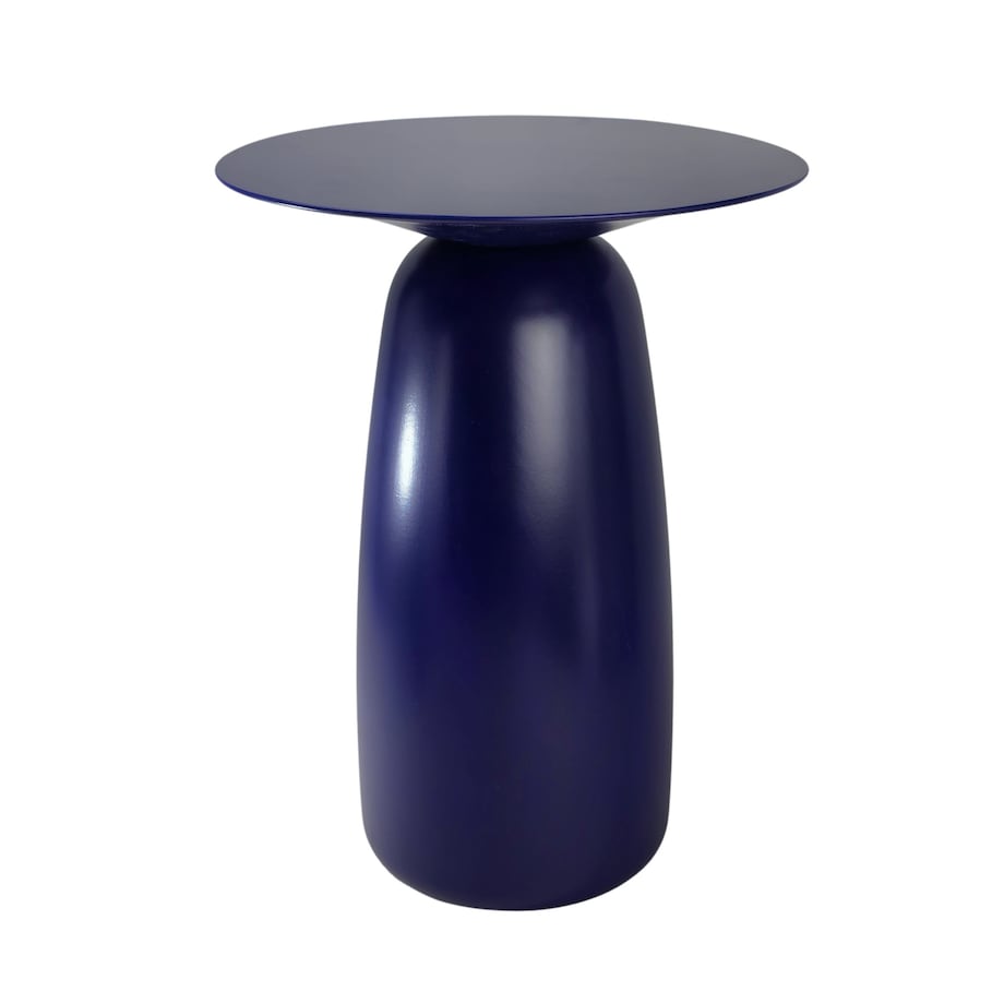 Stolik drewniany różne kolory Baobab 44, kolor granat szlachetny