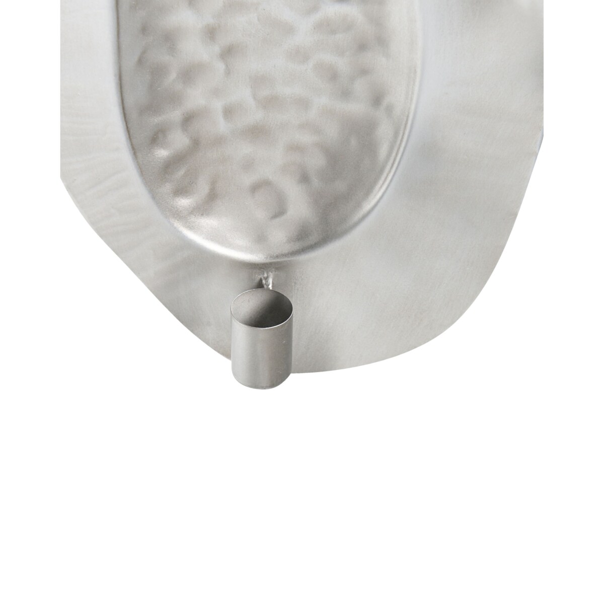 Świecznik PENICHE Metal 60 cm Srebrny