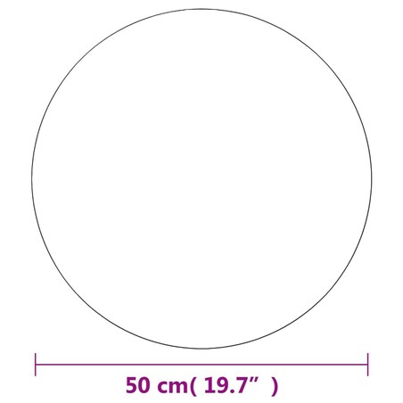 vidaXL Lustra ścienne, 2 szt., 50 cm, okrągłe, szklane