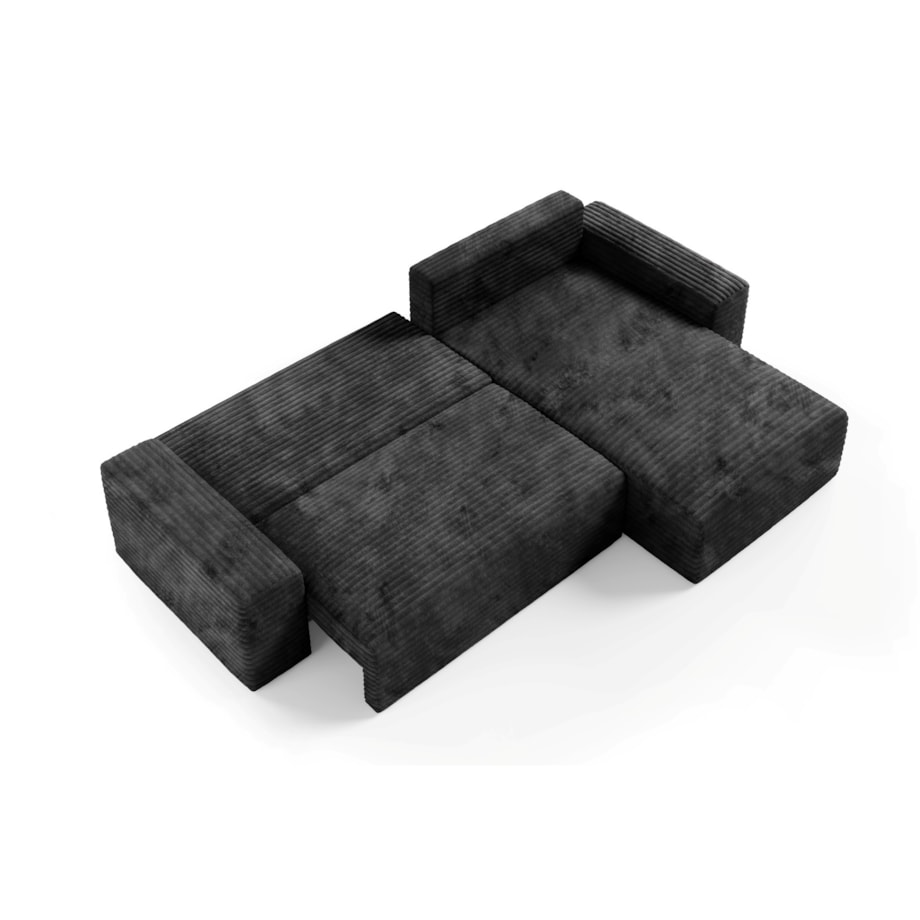 Narożnik COCO L z funkcją spania Kolor: TILIA 100