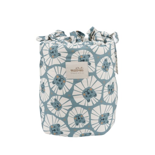 Ochraniacz do łóżeczka denim lions - S