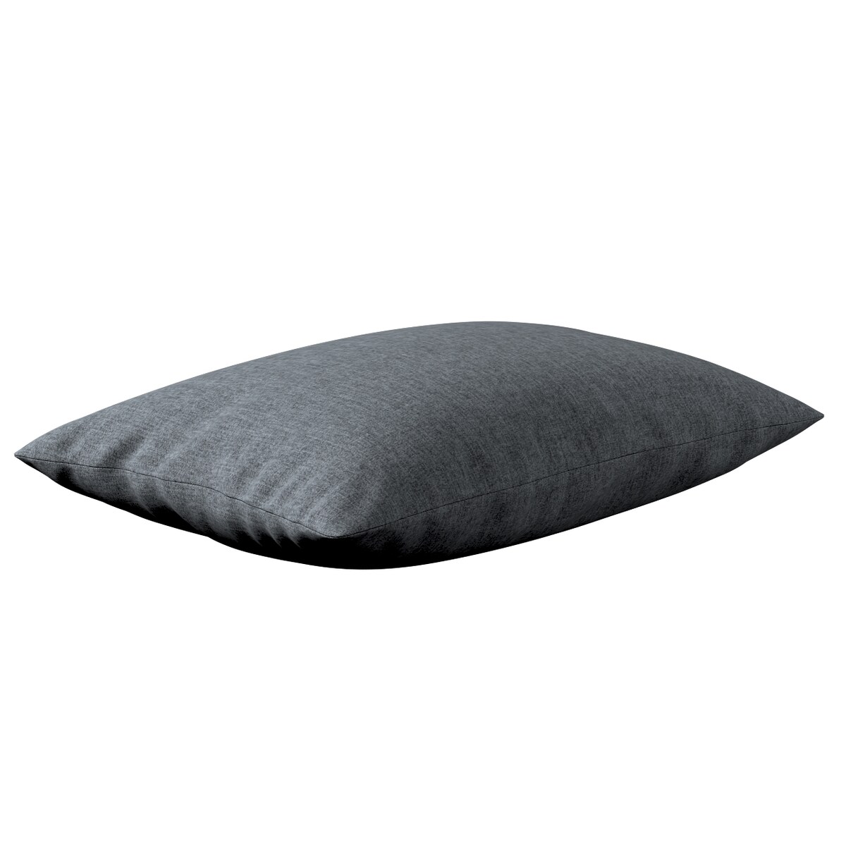 Poszewka Kinga na poduszkę prostokątną 60x40 grafitowo - szary szenil