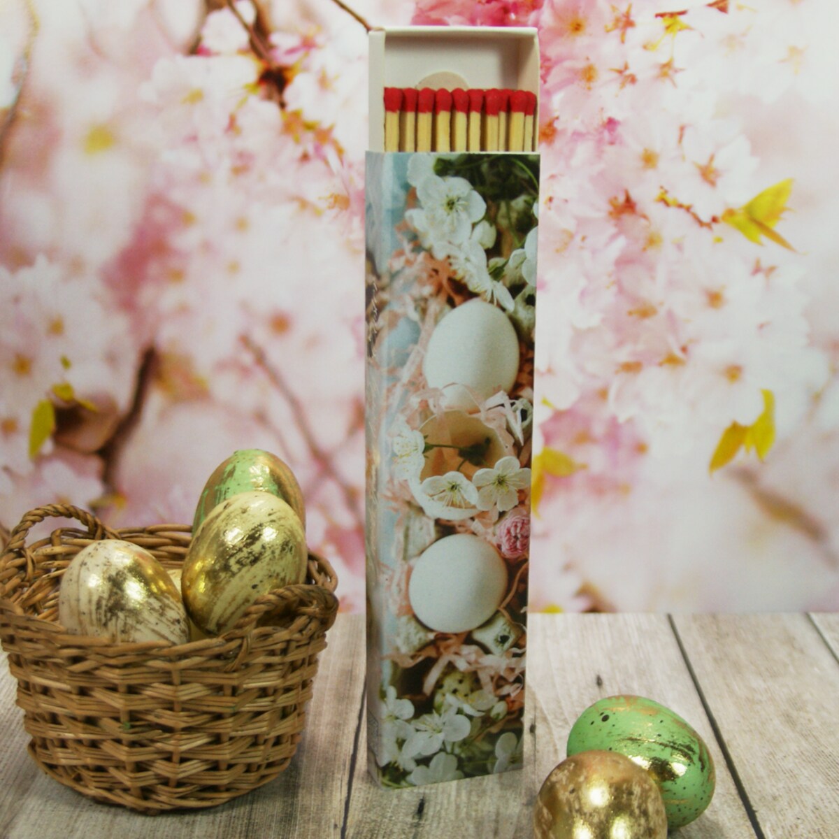 Zapałki ekstra długie "Wielkanocne Jajka"