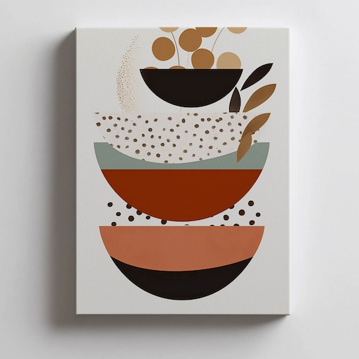 Harmonia Boho, 40x50 cm, bez ramy, płótno premium na blejtramie