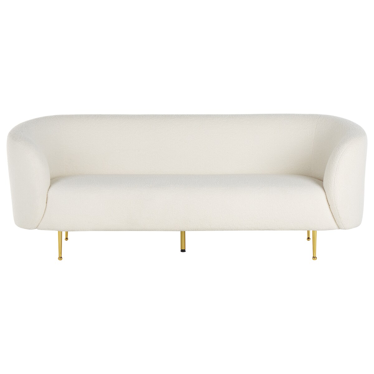 Sofa dla 3 osób LOEN Boucle Biały