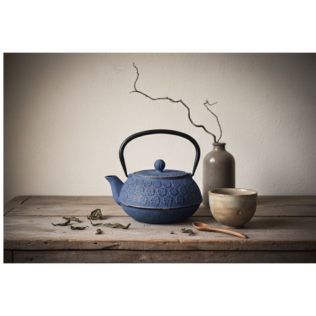 Czajnik żeliwny z zaparzaczem KUMO, 1000 ml