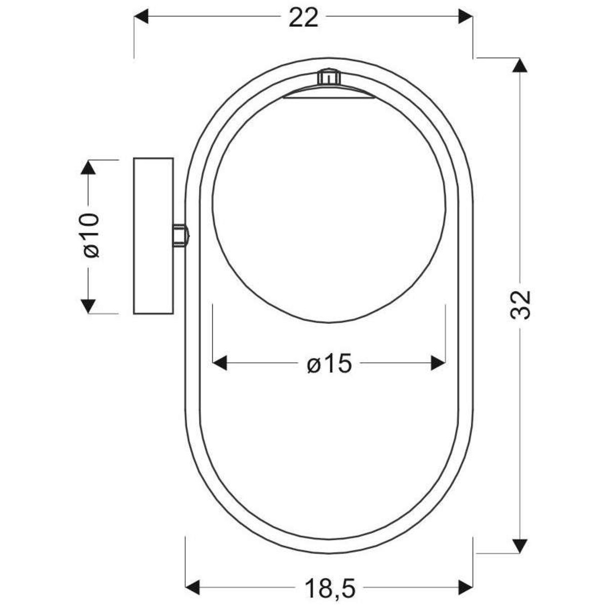 Kinkiet LAMPA ścienna CORDEL 21-73440 Candellux metalowa OPRAWA modernistyczna szklana kula ball mosiężna biała