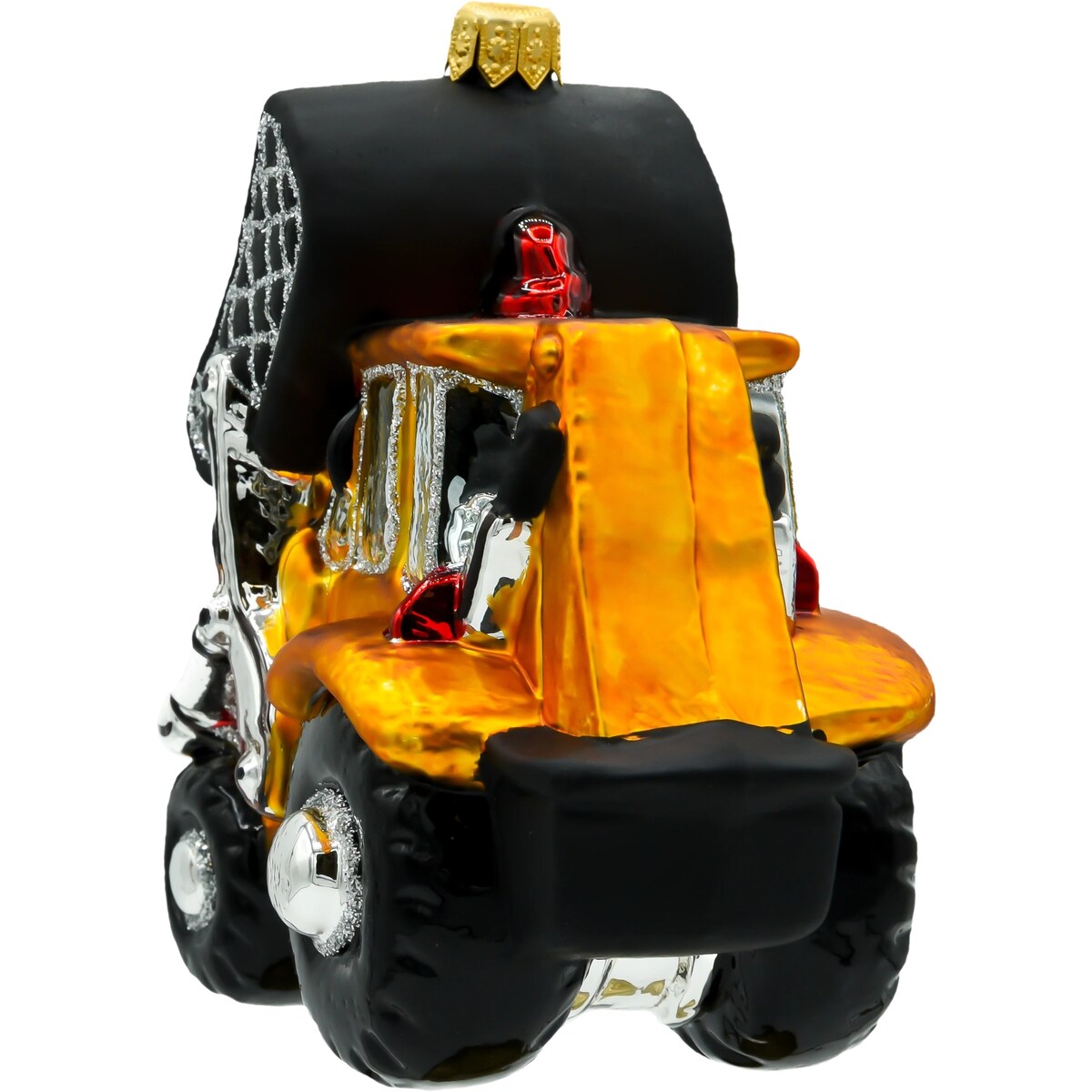 Bombka choinkowa - Koparka pomarańczowa