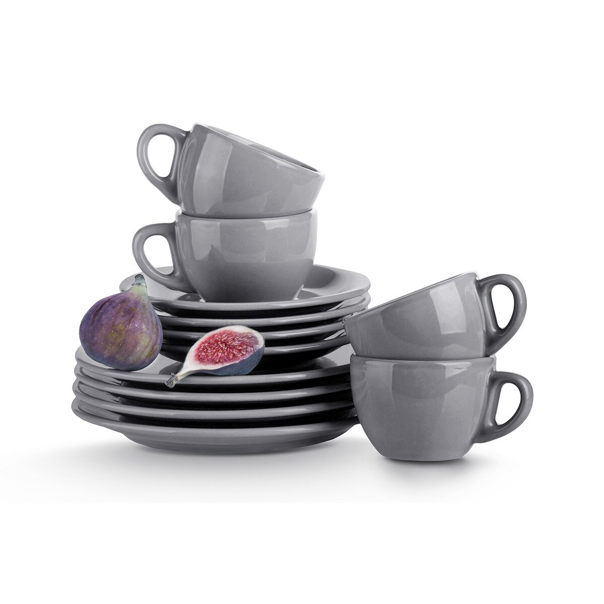 Konsimo LUPIN Spodek filiżanki do kawy, szary