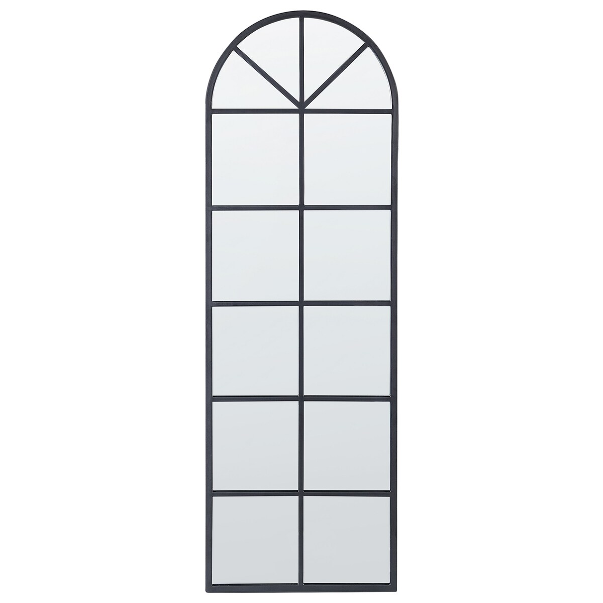 Lustro ścienne BROUAGE 40 cm 120 cm Metal Czarny
