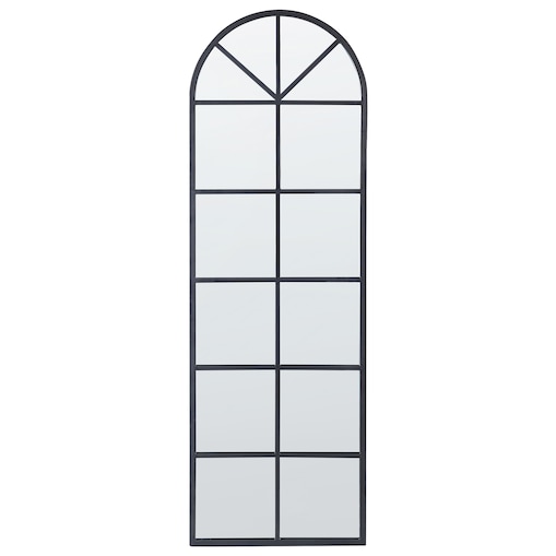 Lustro ścienne BROUAGE 40 cm 120 cm Metal Czarny