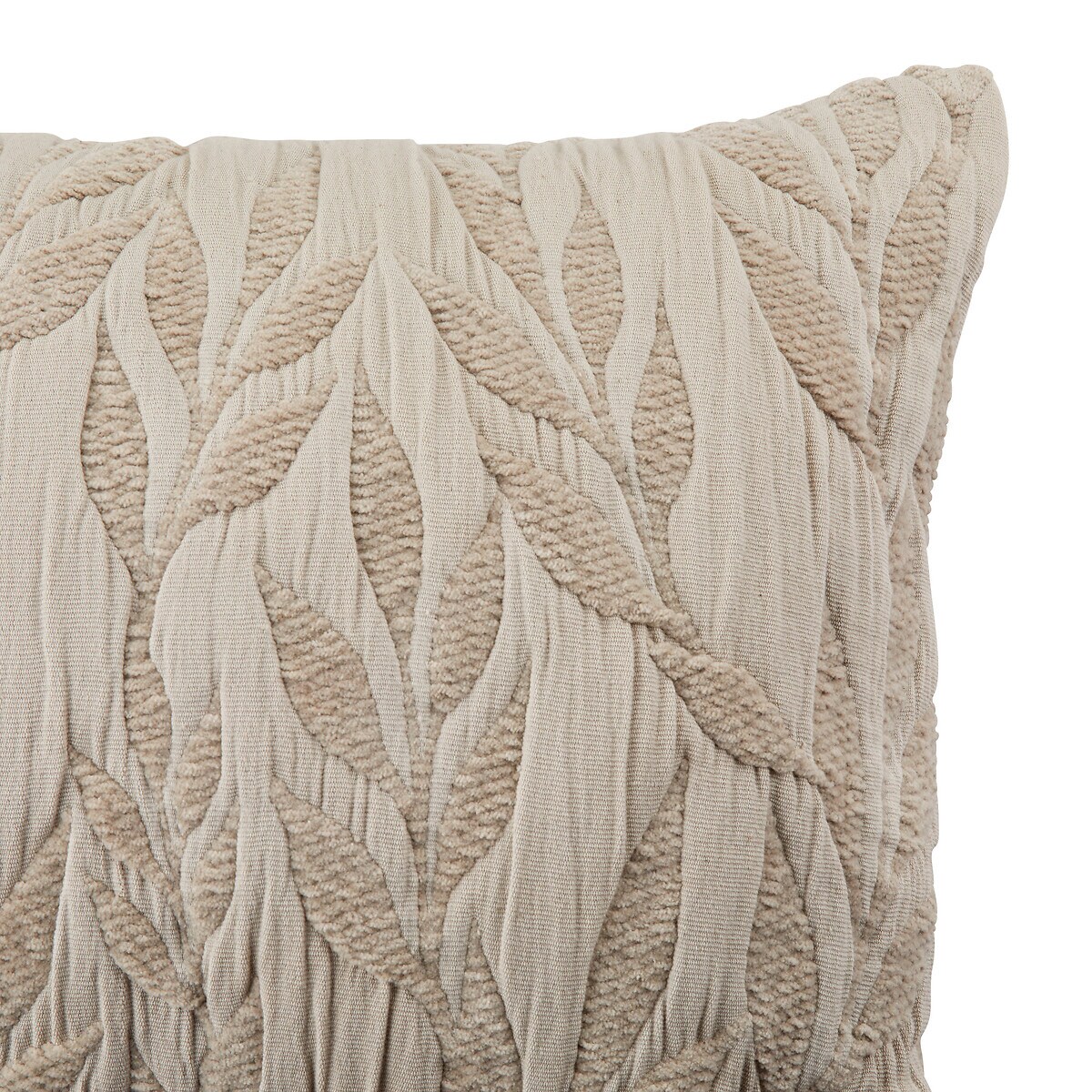 Poduszka dekoracyjna LETHO, listki, 38 x 58 cm