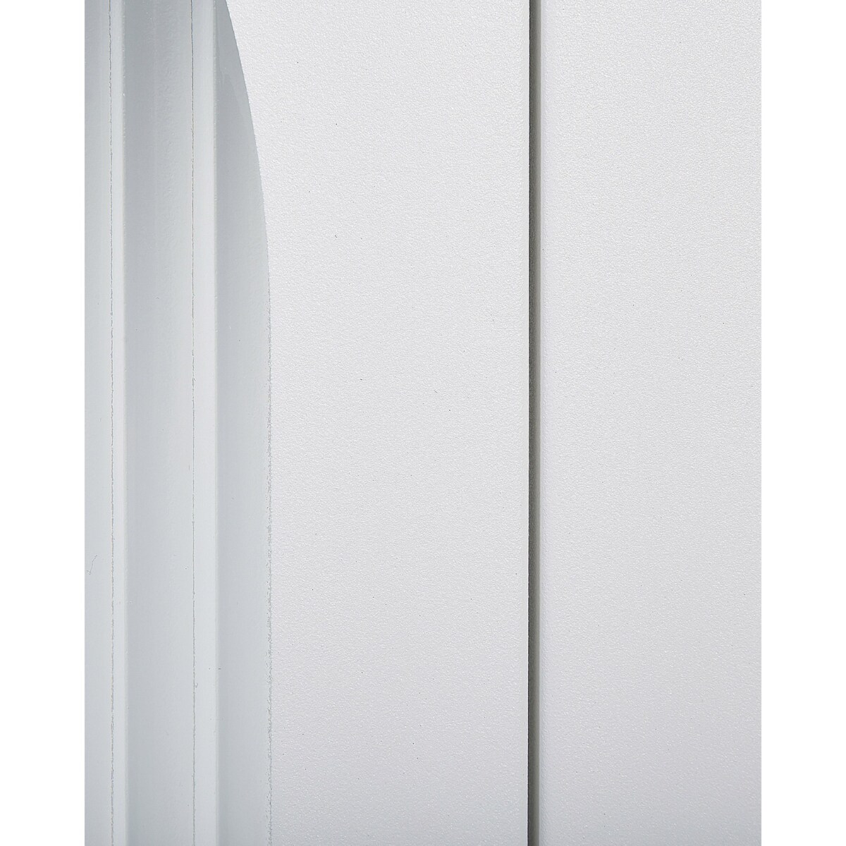 Witryna dwudrzwiowa metalowa biała SARRE