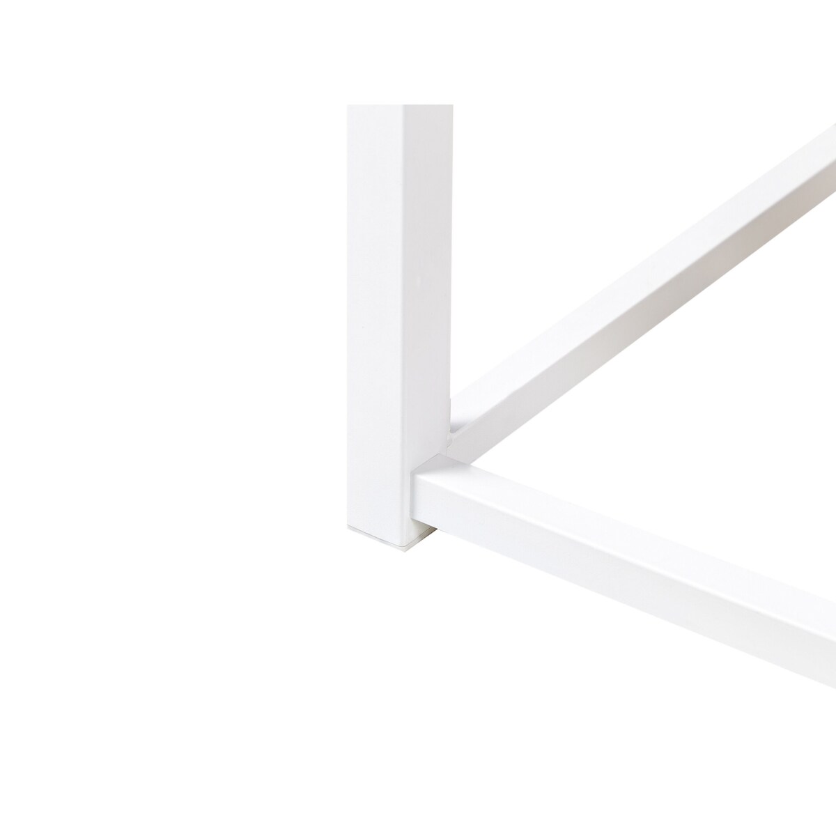 Łóżko metalowe 180 x 200 cm białe VIRY