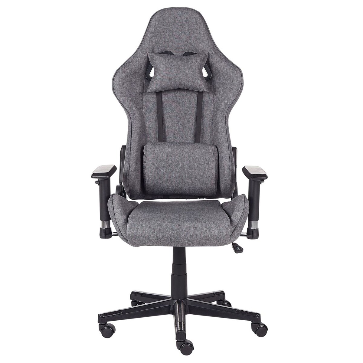 Krzesło biurowe regulowane ciemnoszare WARRIOR