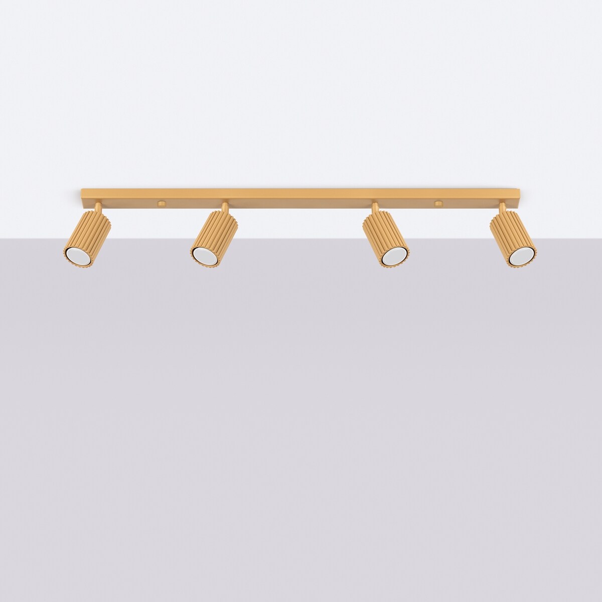 Plafon KARBON 4L złoty