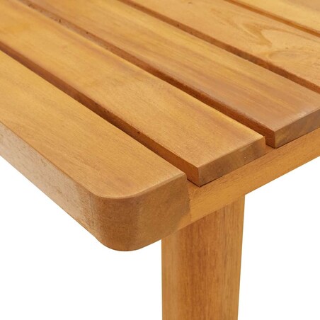vidaXL Ogrodowy stolik kawowy, 90x55x35 cm, lite drewno akacjowe