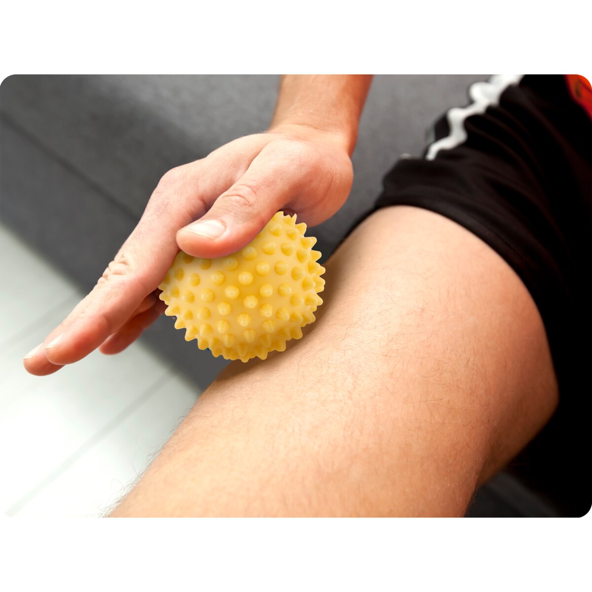 Piłka z kolcami do masażu fitness roller twarda Neo-Sport
