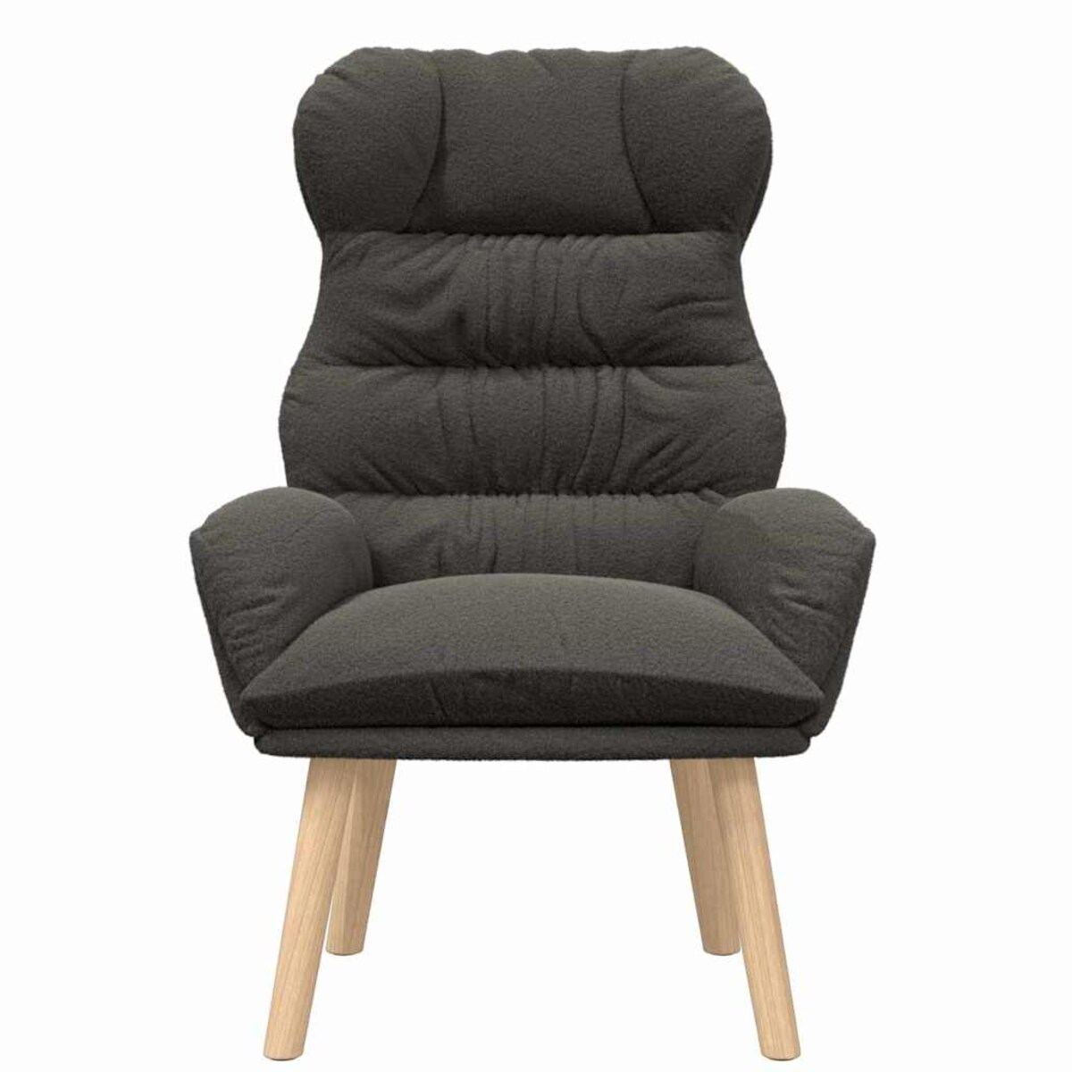 vidaXL Fotel relaksacyjny ciemno szary 69 x 74 x 93 cm tkanina