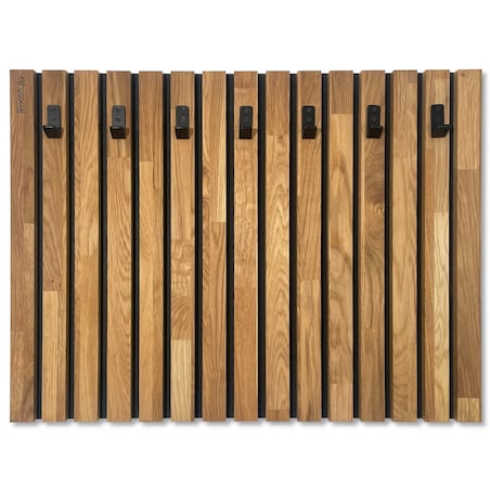Drewniany wieszak na ubrania Lamele 80cm