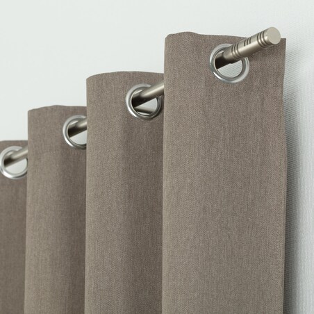 Zasłona BASIC na kółkach 140x280cm szary beż 1 szt. 140x280 szary-beżowy