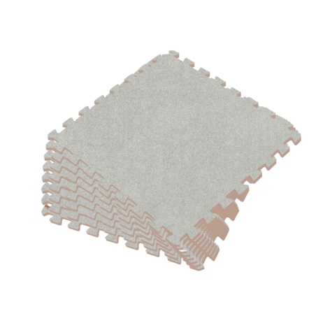 Puzzle dywanowe mata piankowa dywan 6szt. brązowa Massido