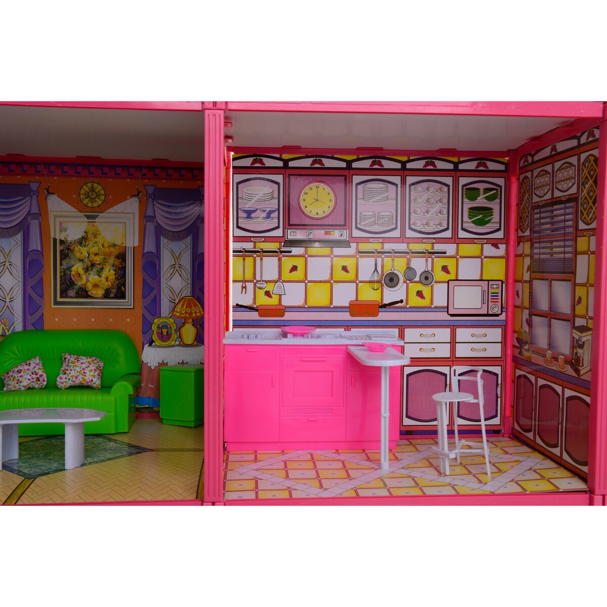 Wielki domek dla lalek Willa 94 cm +akcesoria FUNFIT
