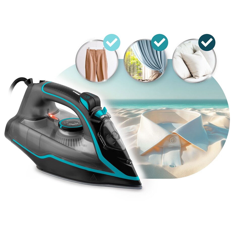 Żelazko parowe Berdsen BD-331 2600W ceramiczna powłoka praca w pionie 333101