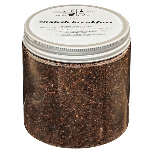 Herbata czarna ENGLISH BREAKFAST mieszanka o mocnym i pełnym aromacie - herbata liściasta sypana mieszanka napar susz - gotowa na prezent upominek