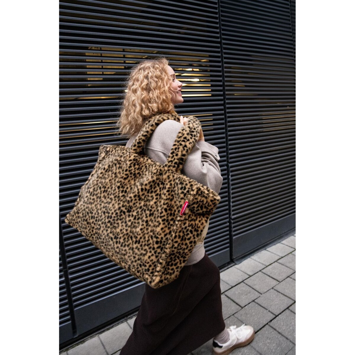 Torba SOFTSHOPPER, leo fake fur