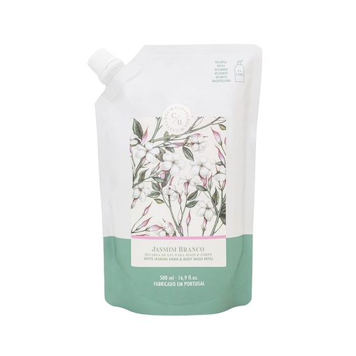 Nawilżający Płyn do Mycia Rąk i Ciała Castelbel White Jasmine - Refill 500 ml