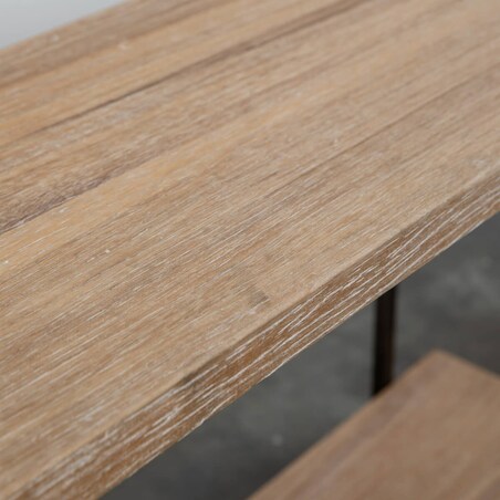 Stół wystawowy na przedpokój Brogdale 5059413692949 Brilliant półki brązowy czarny