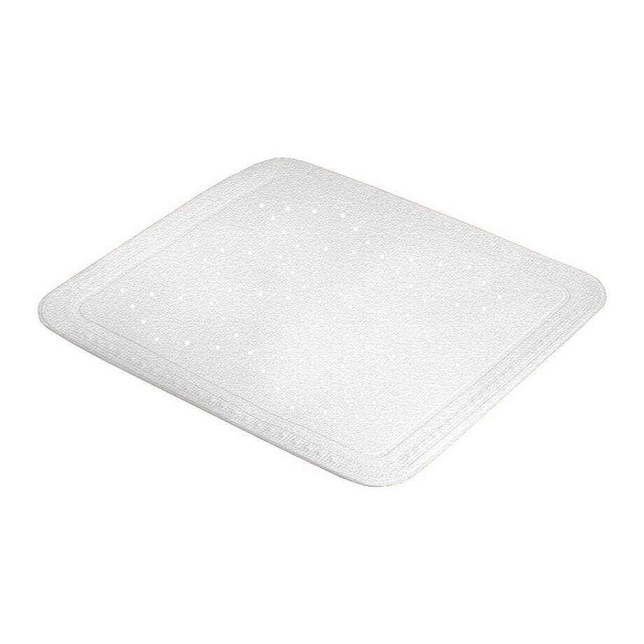 Kleine Wolke Antypoślizgowa mata łazienkowa Arosa, 55x55 cm, biała