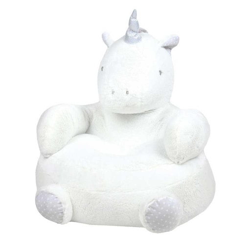 Puf do pokoju dziecięcego w kształcie jednorożca, 45 x 45 cm