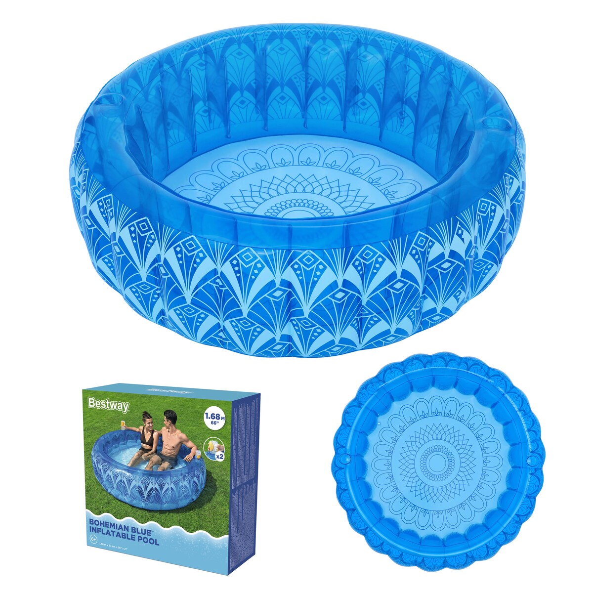 Basen ogrodowy dmuchany rodzinny dla dzieci Bestway 54479