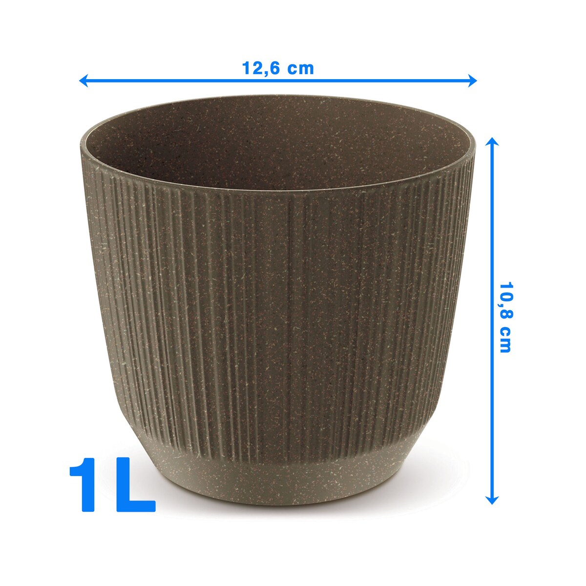 Doniczka Osłonka Domowa 12,6 Cm Ryfo Na Stół Parapet Do Domu Kawa