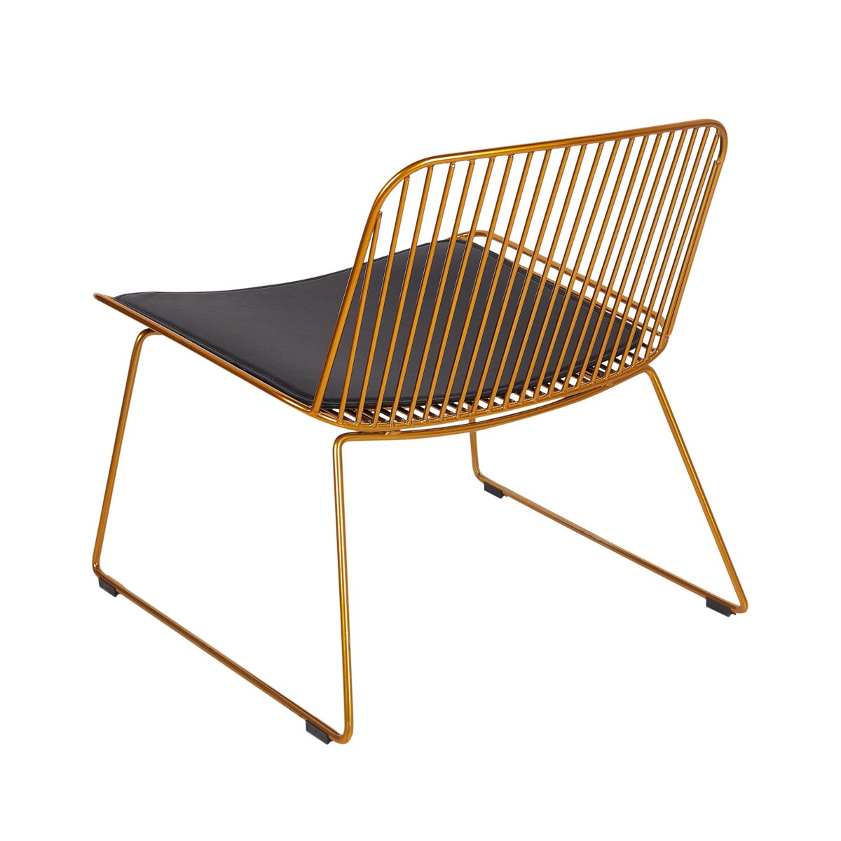 Krzesło metalowe złote SNORUM