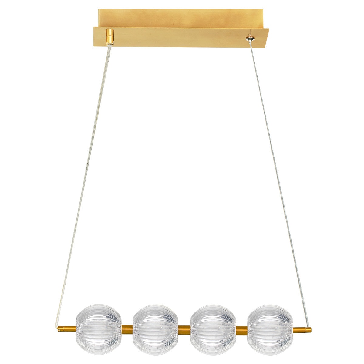 Lampa sufitowa wisząca Light Prestige Brillant złoty LED CCT 3000K/4000K/6000K (regulowana) 1 szt.