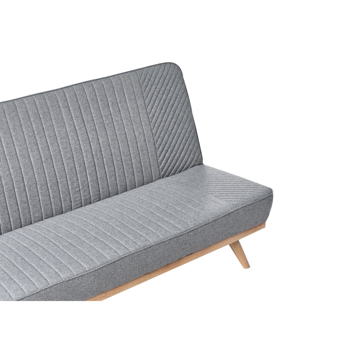 Sofa rozkładana dla 2 osób KALFAFEL Ciemnoszary