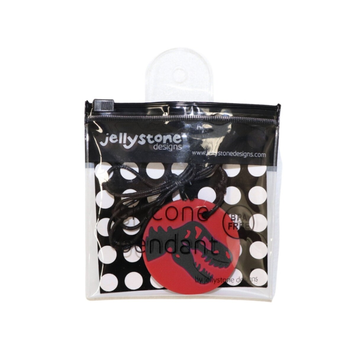 Wisiorek antystresowy Dinozaur czerwony Jellystone Designs